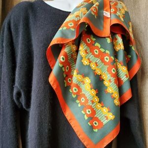 Scarf: Vintage 1970s Italy made 4 Alexander's!
